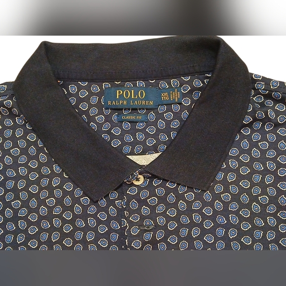 Polo Ralph Lauren - NWOT Blue Paisley Polo Shirts, Blue Label, Sold Separately - Picture 9 of 14